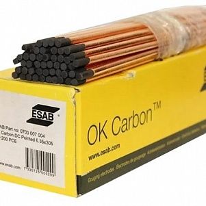 Электрод угольный 10,0 мм ESAB OK Carbon 10х305 мм