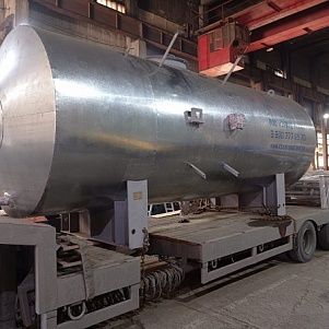 Резервуар горизонтальный стальной РГСН-110 м3 ( утепленный минвата 100 мм )