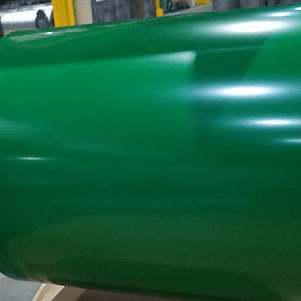 Рулон с полимерным покрытием 0.35х1250 мм RAL 6005