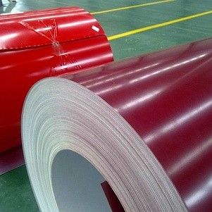 Рулон с полимерным покрытием 0.45х1250 мм RAL 3011