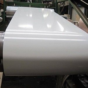 Рулон с полимерным покрытием 0.35х1250 RAL 9003 ГОСТ 34180-2017